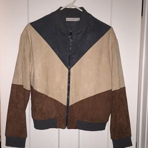 Women’s chevron bomber jacket size small